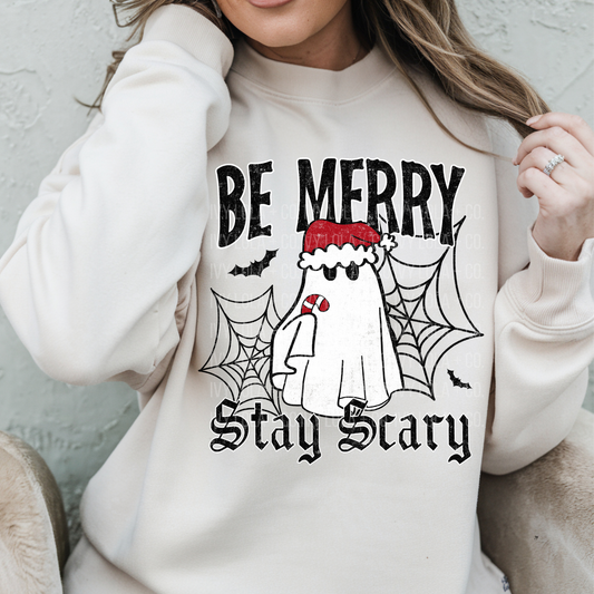 Be Merry Stay Spooky Christmas Sweater