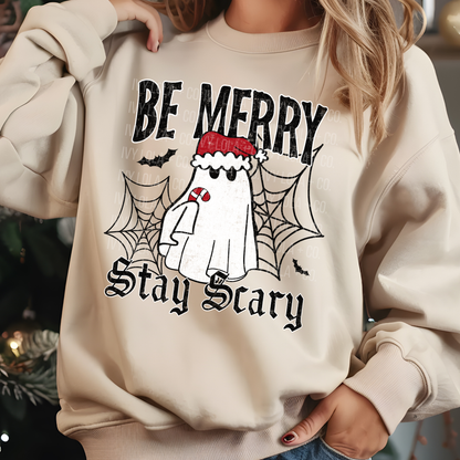 Be Merry Stay Spooky Christmas Sweater