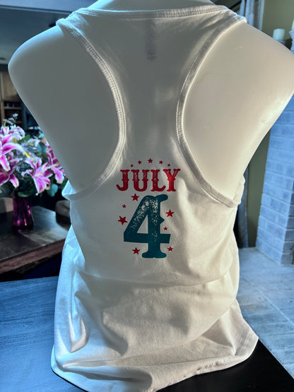 Stars and Stripes Celebration | Women's 4th of July Graphic Tee