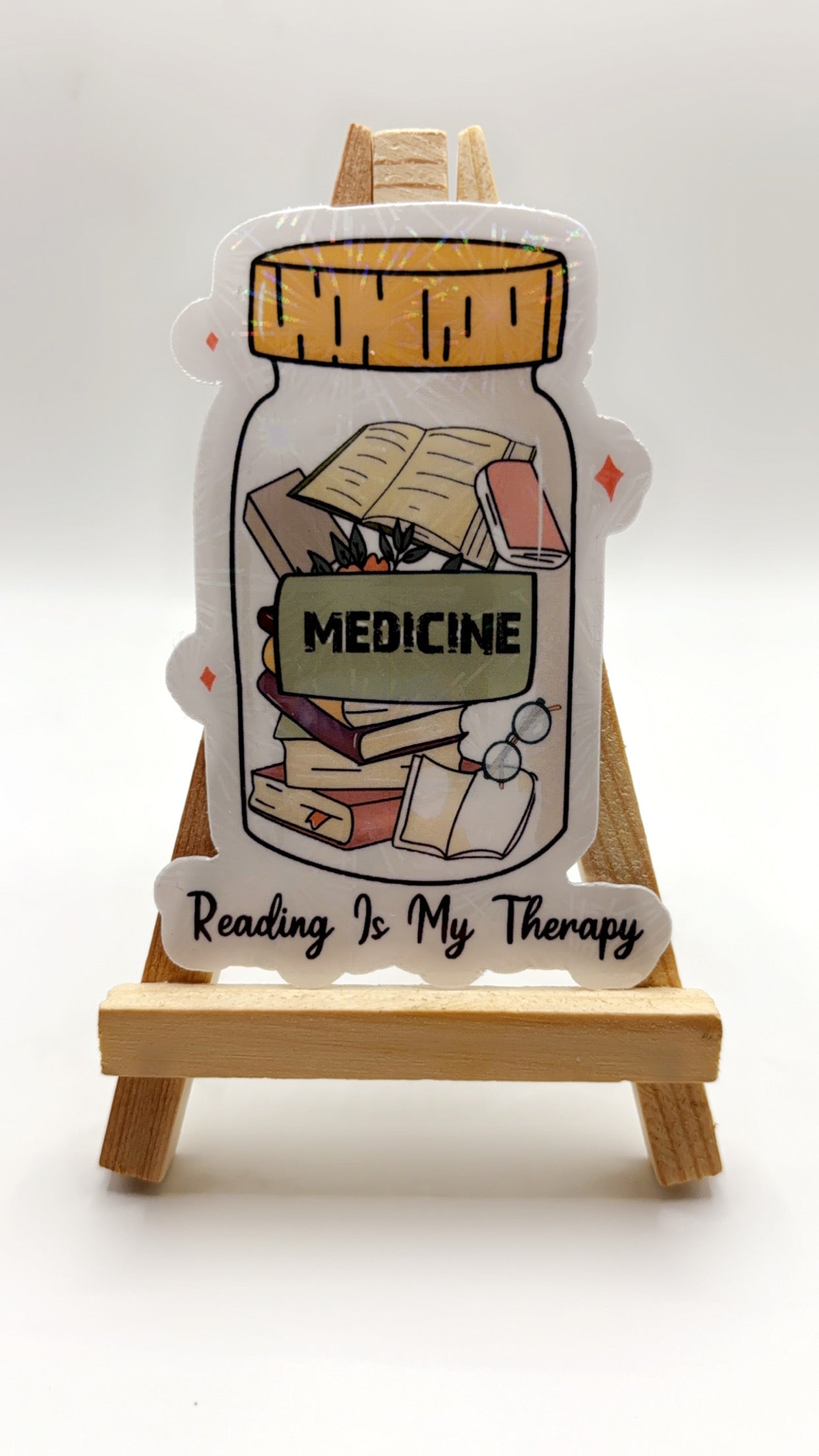 Literary Therapy Sticker