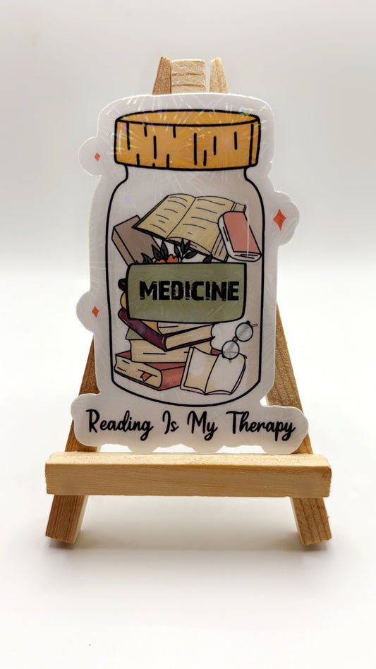 Literary Therapy Sticker