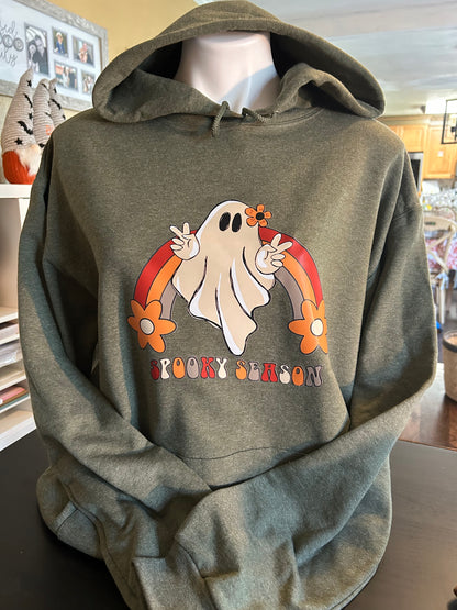 Retro Halloween Spirit Sweatshirt or Hoodie