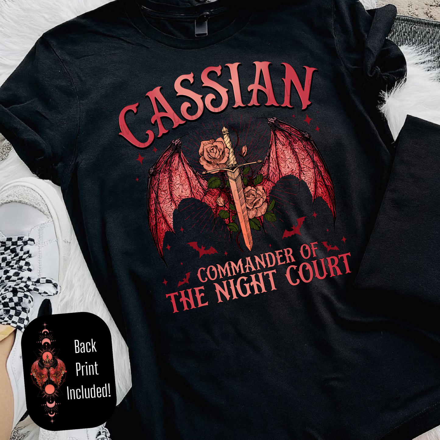 Cassian Inspired Womens T Shirt Gift For Book Lovers