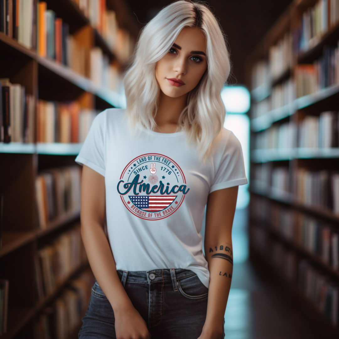 4th of July America Festive 4th of July Holiday T-Shirt