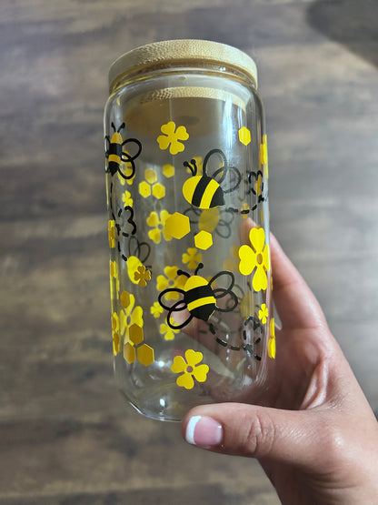 Bumblebee-Inspired Glass Drinkware