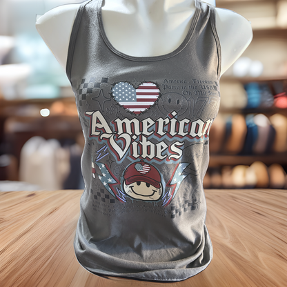 Patriotic Edge | Stylish 4th of July Women's Tee with Chic Design