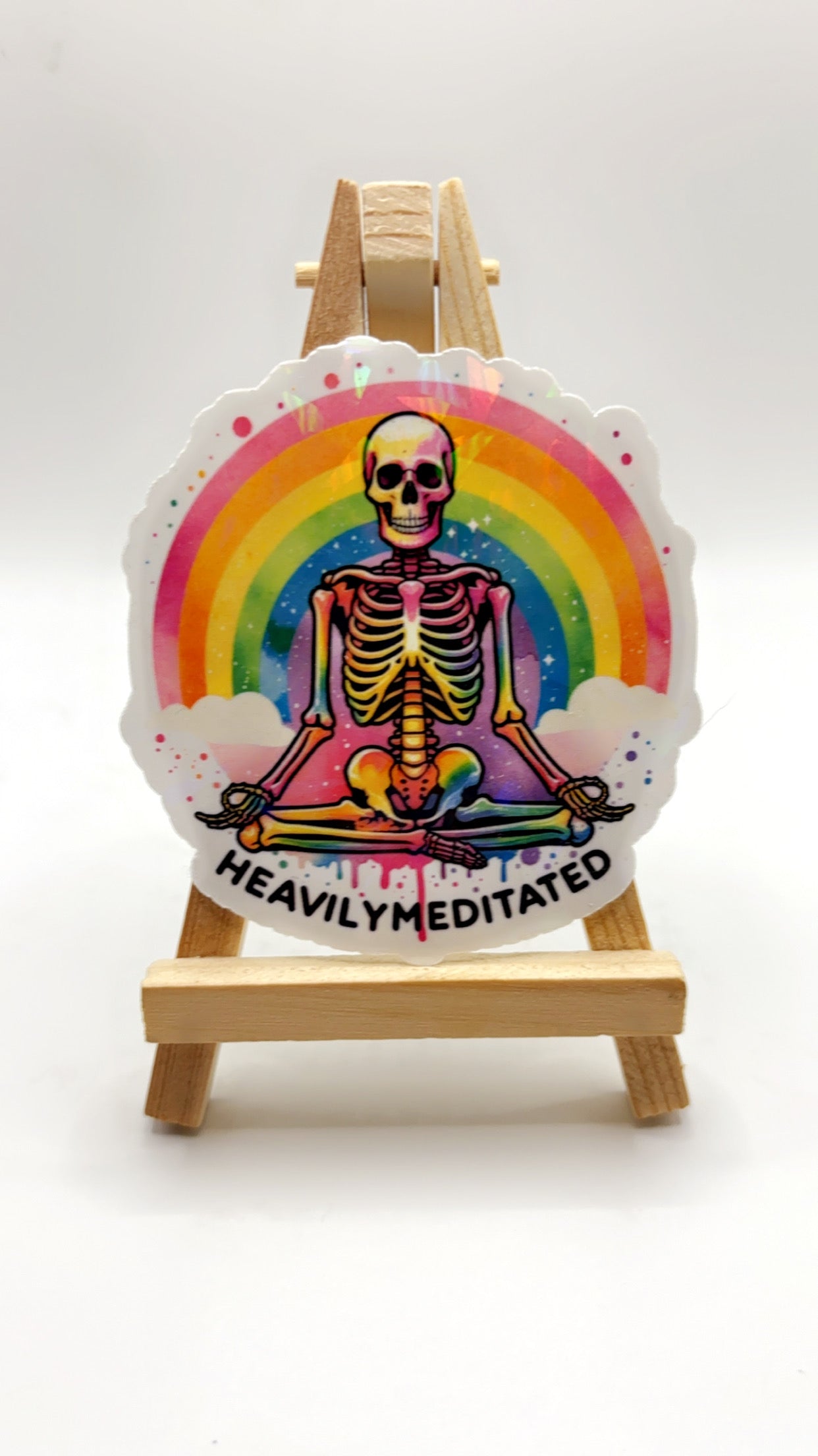 Heavily Meditated Sticker