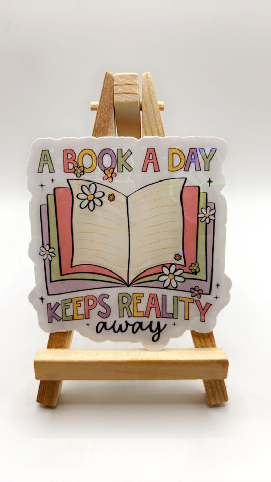 Daily Escape: A Bookish Reminder Sticker