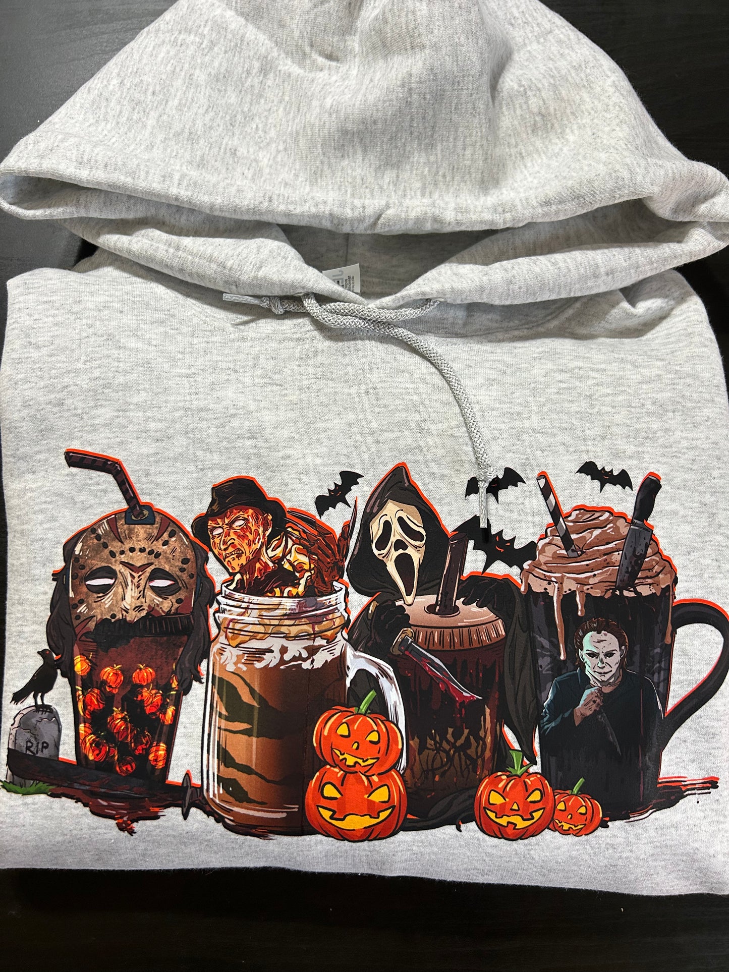 Halloween Horror Drinking Cups Sweater/Hoodie