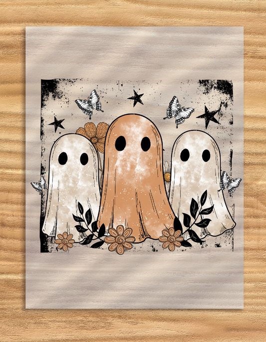 DTF Transfer Halloween Design for Shirts and Wearables