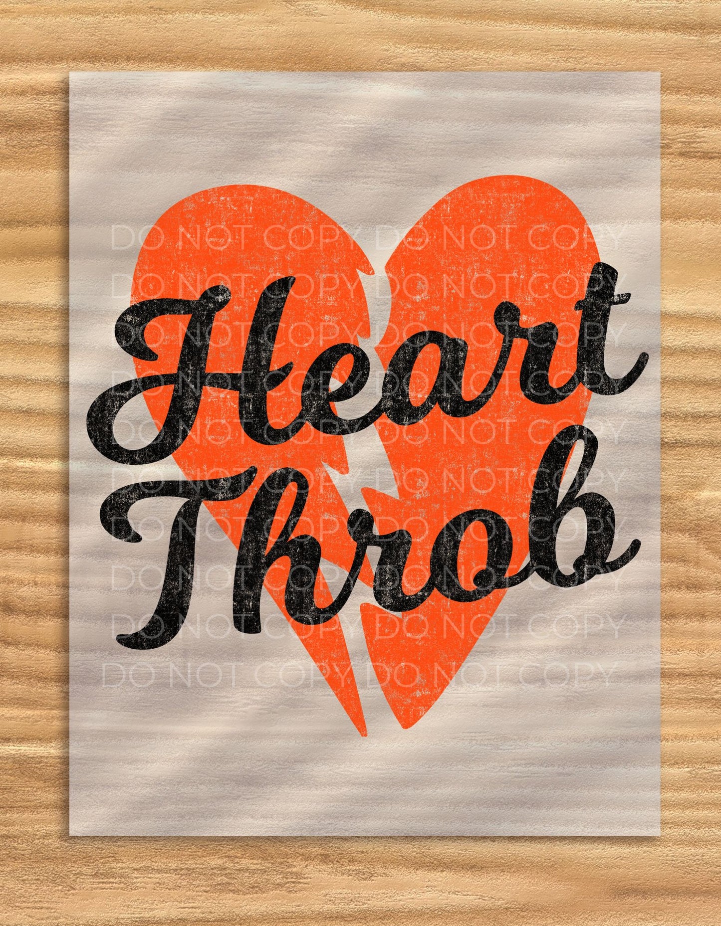 DTF Transfer Valentine's Day Heart Throb