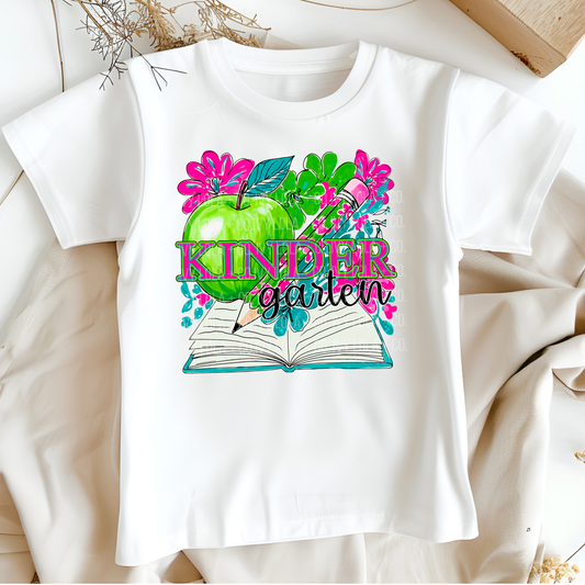 School Grade Floral and Bright Tees for Students Back to School Apparel