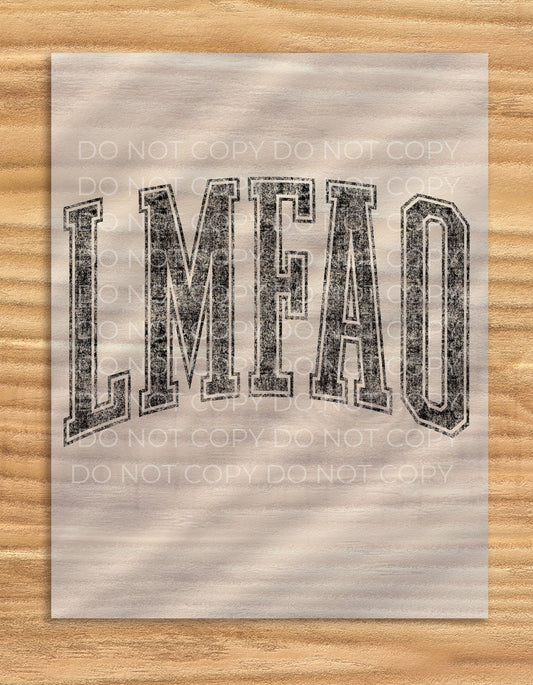 DTF Transfer Vintage LMFAO