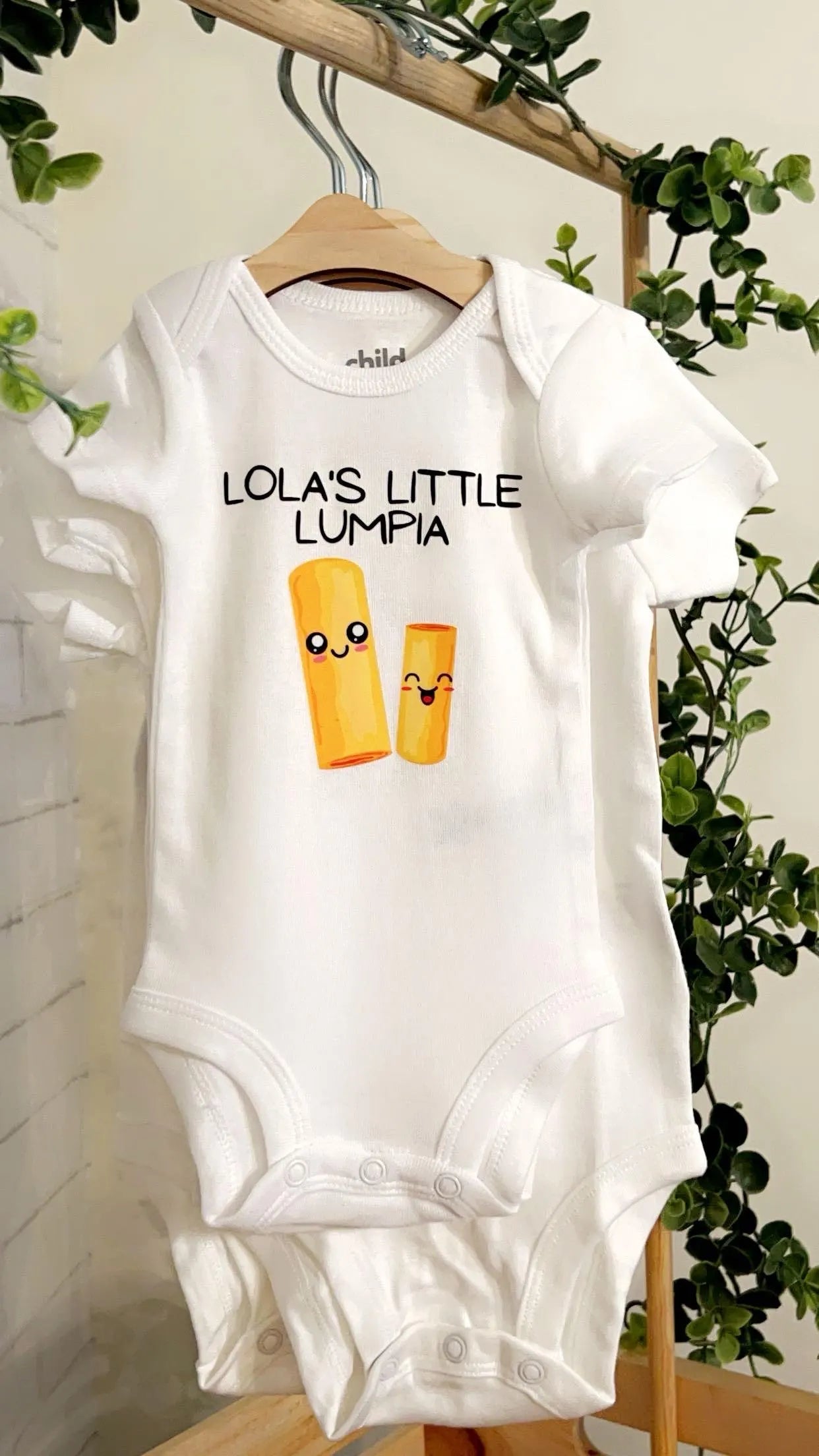 Lola's Little Lumpia Adorable Filipino Baby Bodysuit