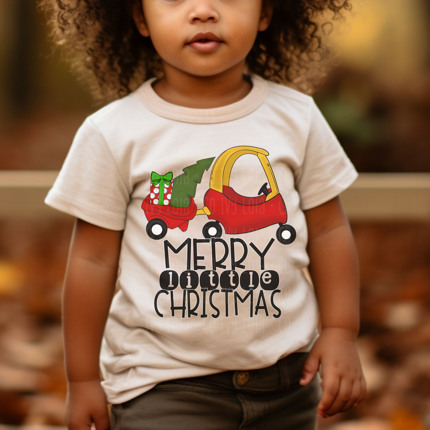 Merry Little Christmas Graphic Youth Apparel