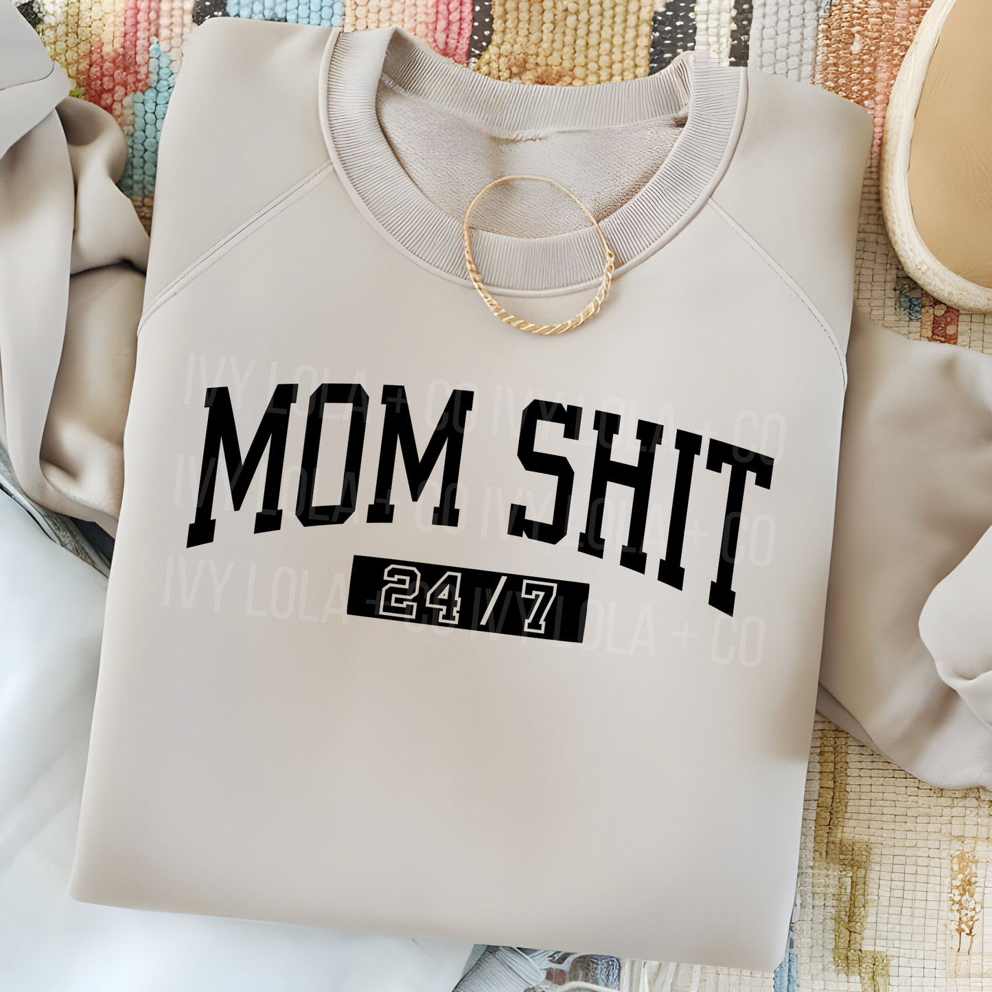 Mom Life Unplugged 24/7 Tee or Sweater