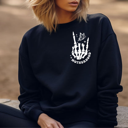 Rockin' Mom Life Skeleton Sweatshirt