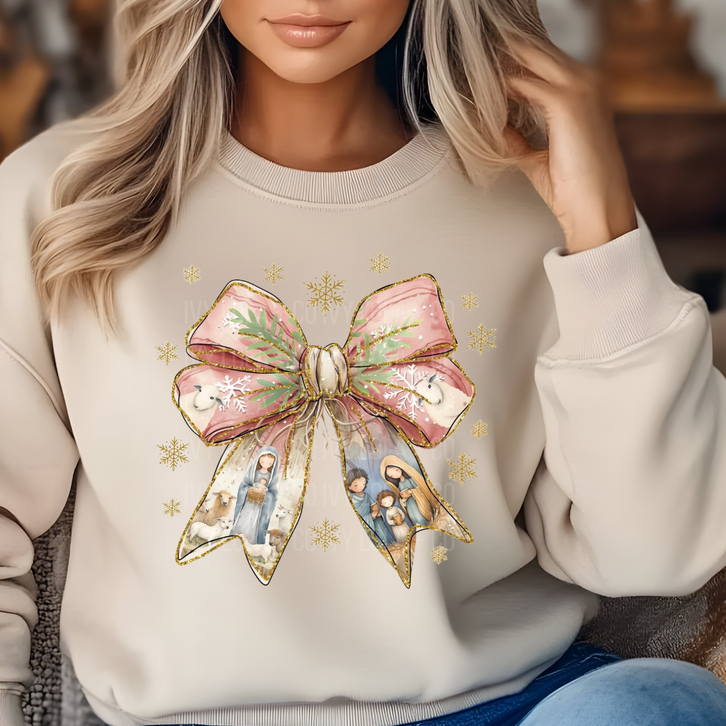 Nativity Scene Holiday Sweater