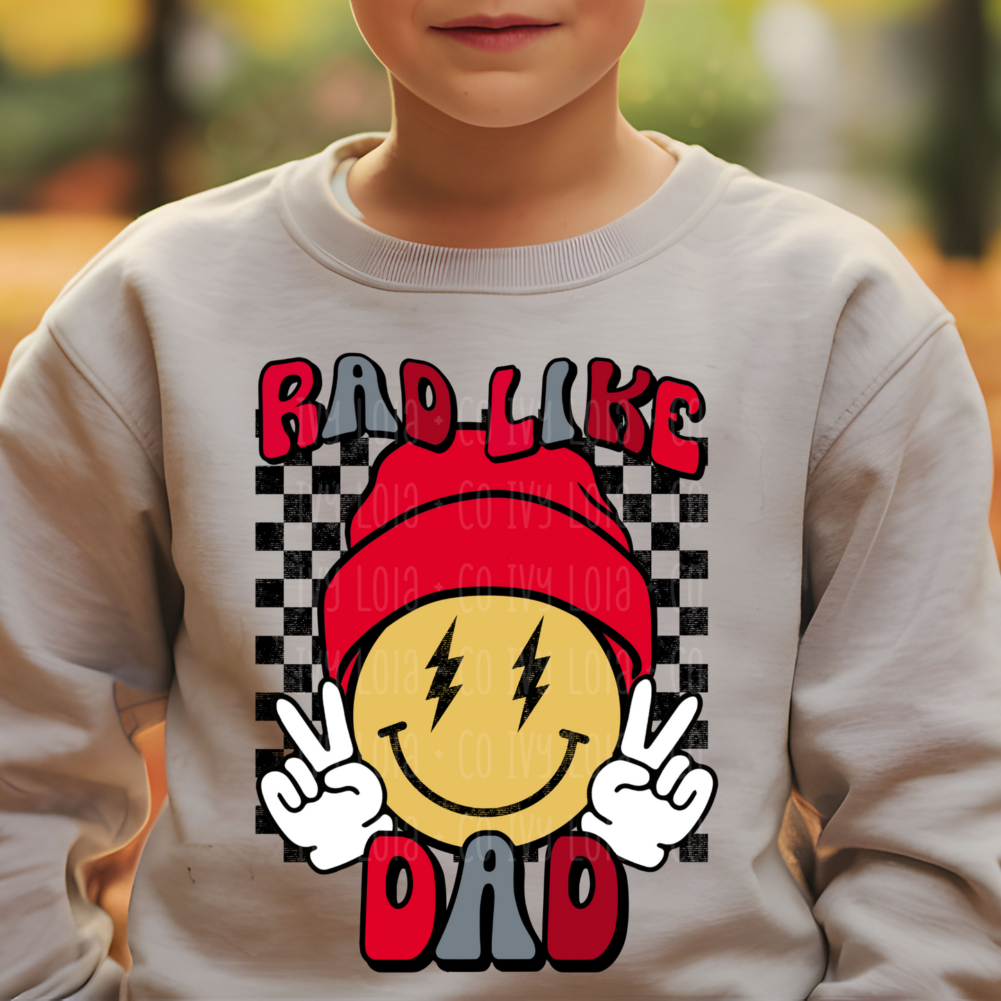 Rad Like Dad Shirt or Cozy Pullover for Youth