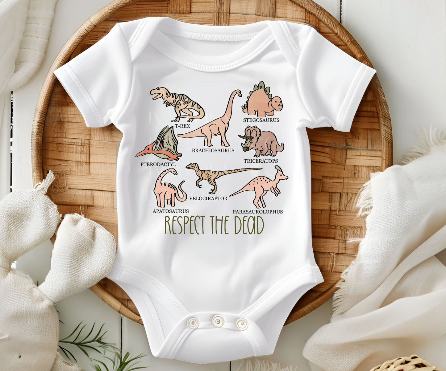 Dino-Mite Humor Baby Onesie