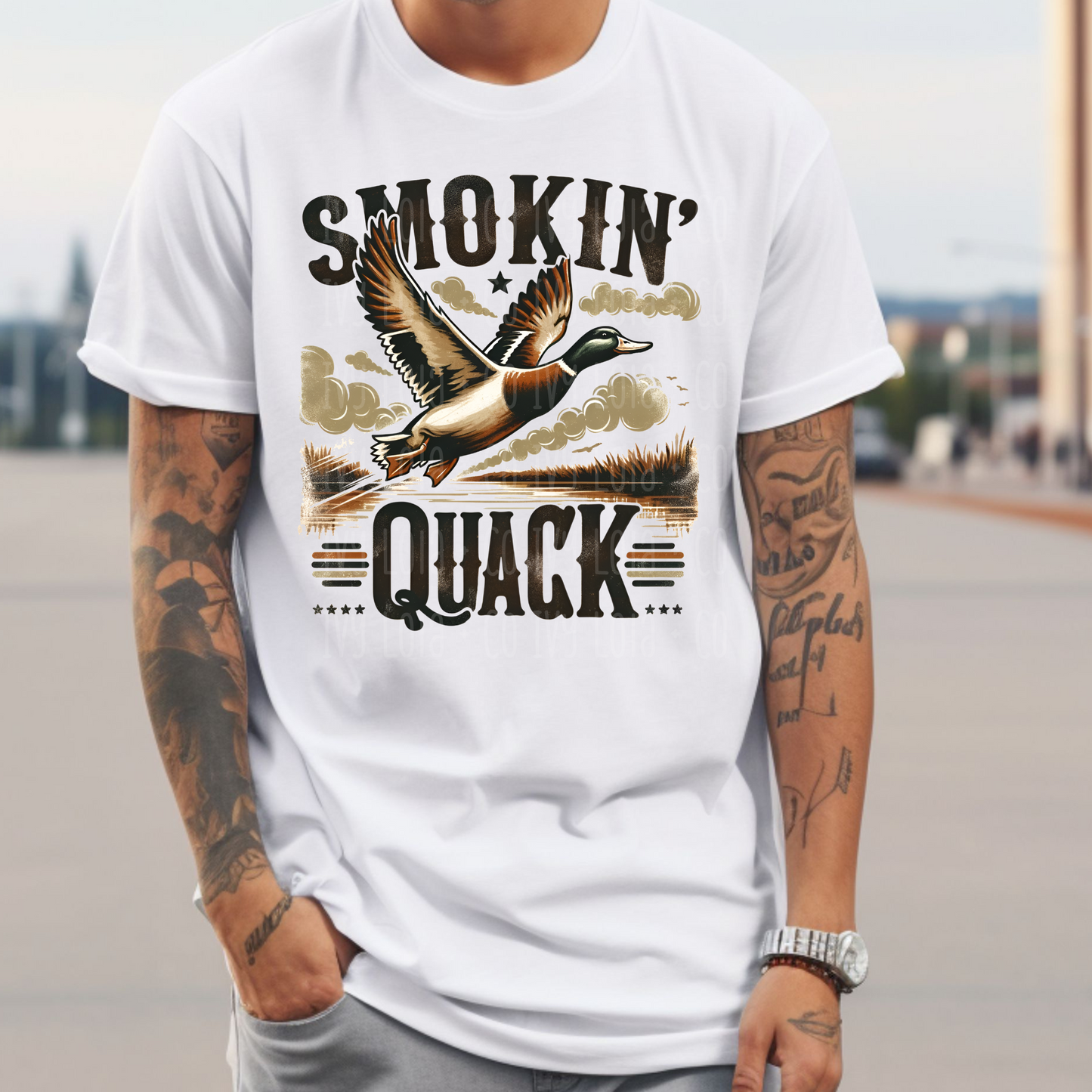 Smokin' Quack Men's Graphic Tee