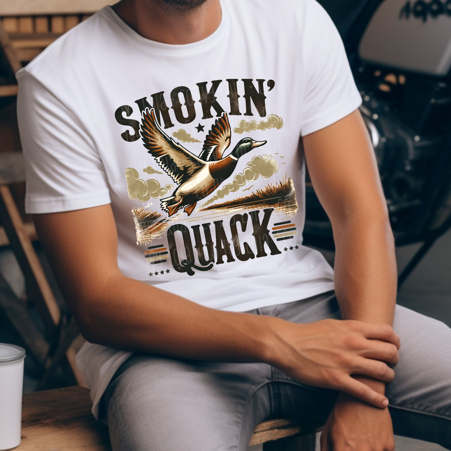 Smokin' Quack Men's Graphic Tee