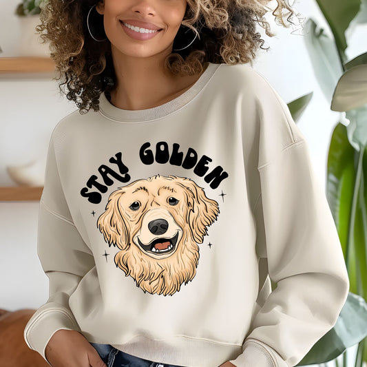 Stay Golden Crewneck Sweater