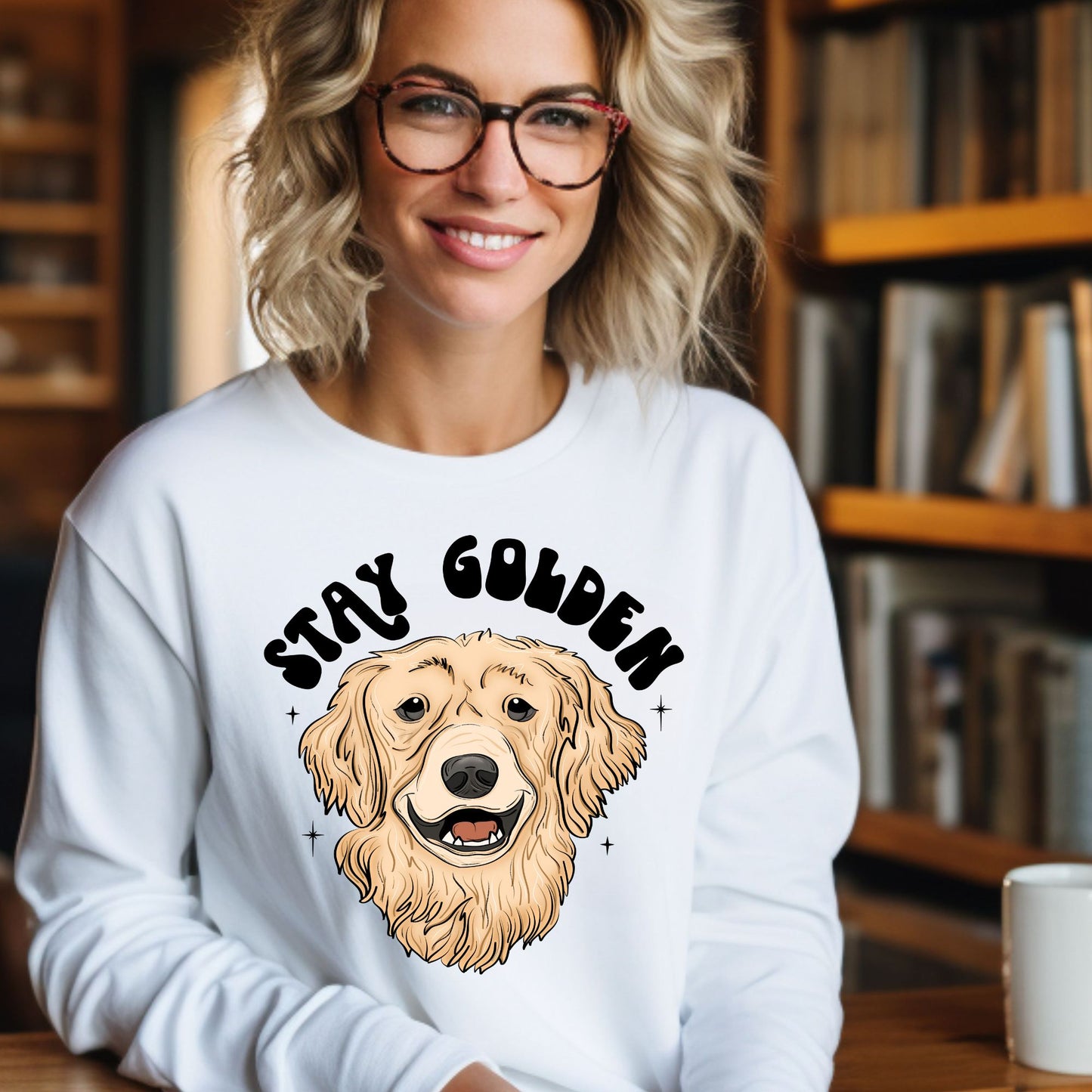 Stay Golden Crewneck Sweater