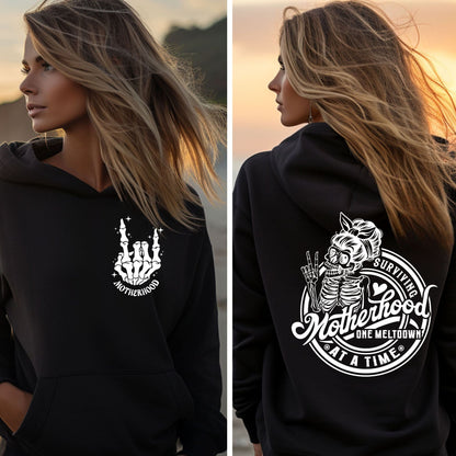Skeleton Mom Life Graphic Tee or Cozy Sweater