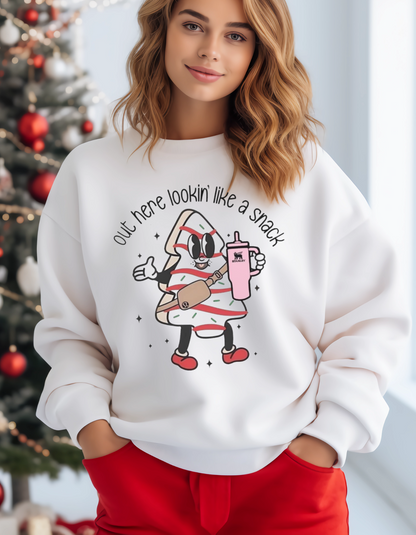 Out Here Lookin' Like A Snack Christmas Sweater