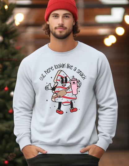Out Here Lookin' Like A Snack Christmas Sweater