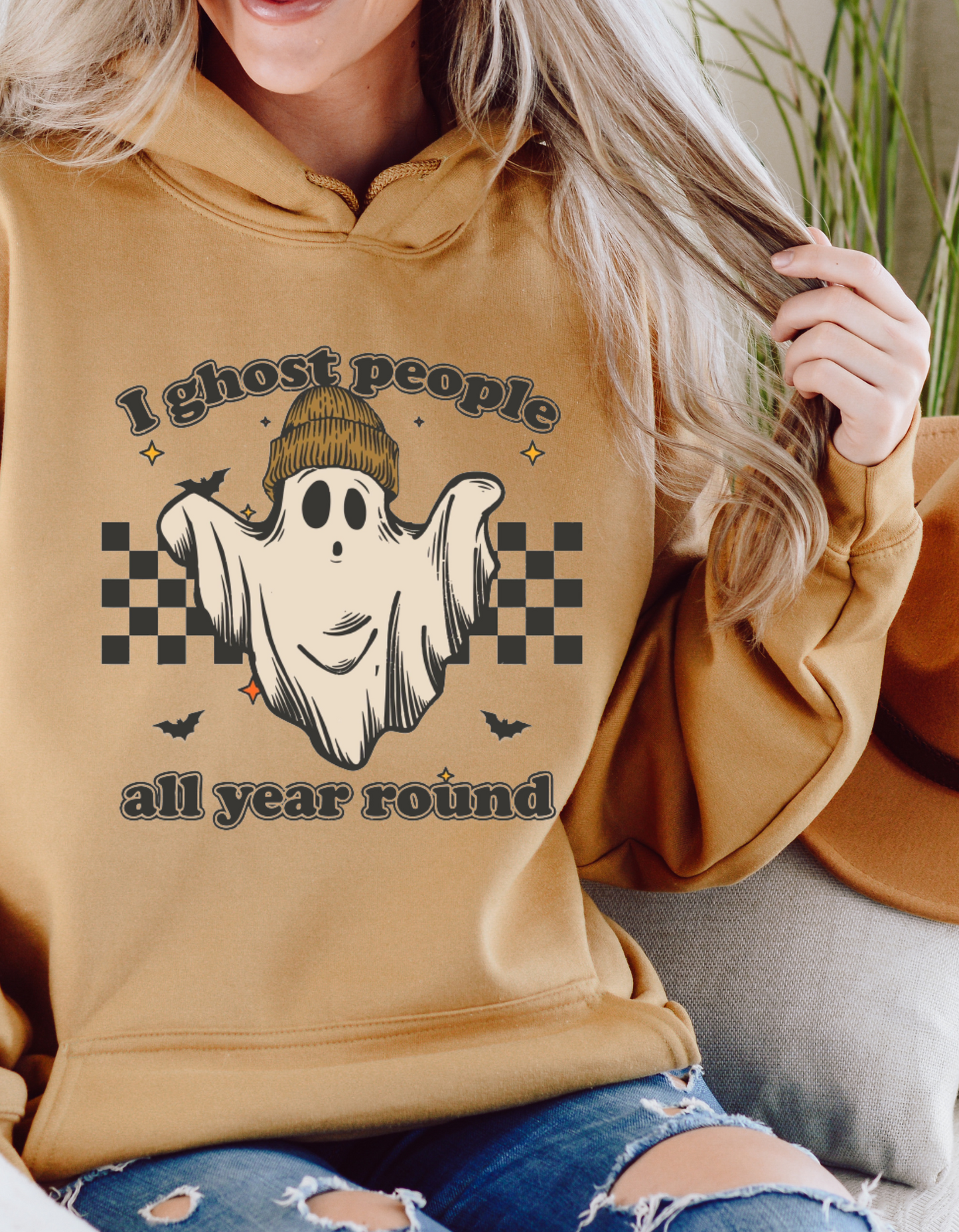 I Ghost People All Year Round Crewneck Sweater or Pullover Hoodie