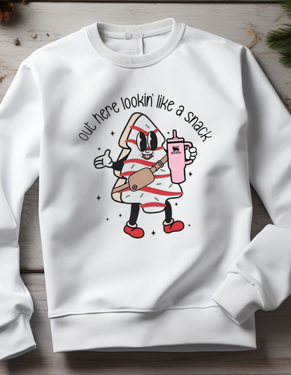 Out Here Lookin' Like A Snack Christmas Sweater