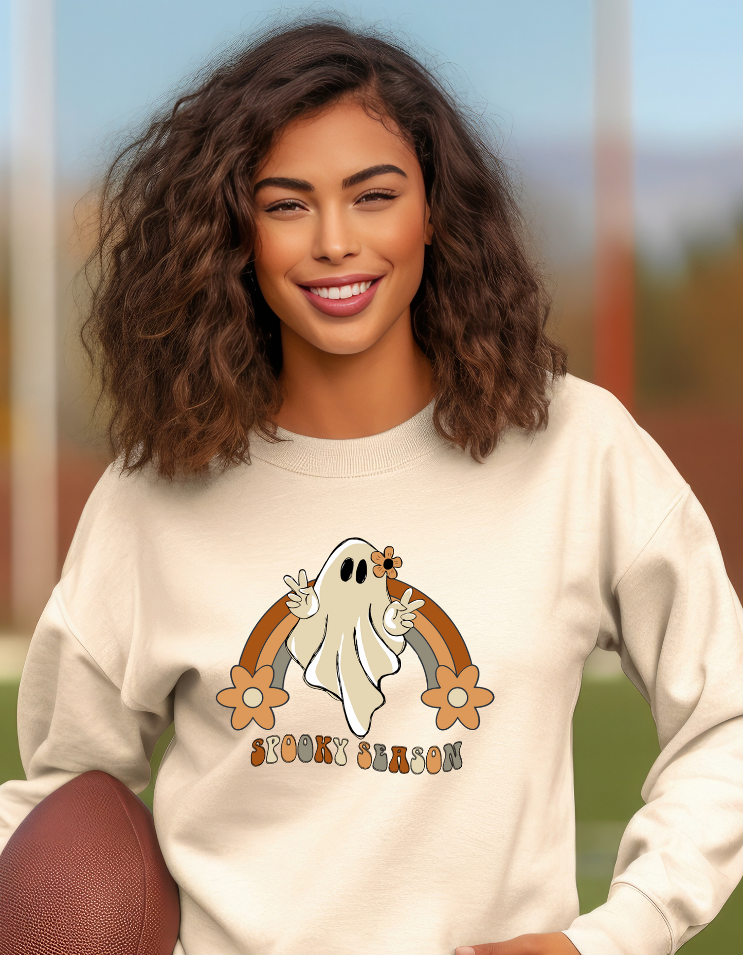 Retro Spooky Season Crewneck Sweater or Pullover Hoodie