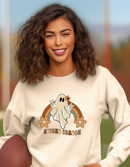 Retro Halloween Spirit Sweatshirt or Hoodie