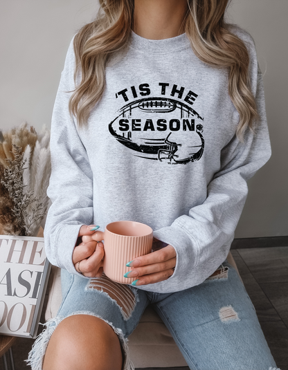 Football Fever Cozy Crewneck Sweater or Hoodie