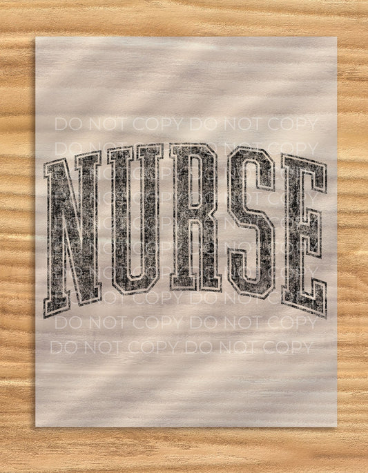 DTF Transfer Vintage Nurse