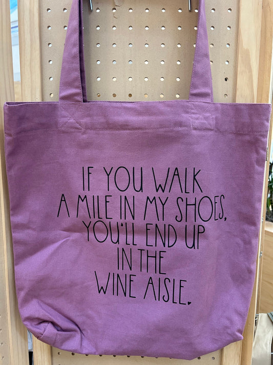 Custom Wine Lovers Bag Tote