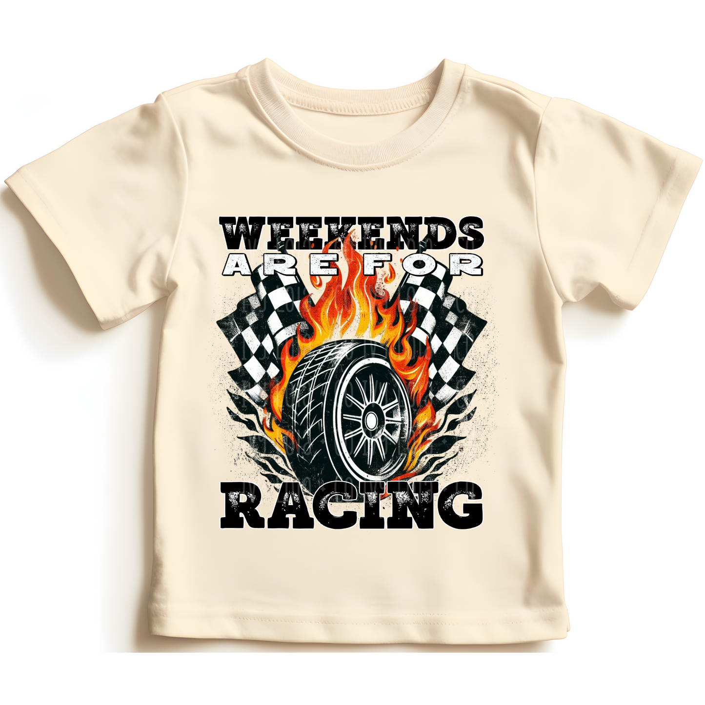 Weekends are for Racing Graphic Youth Apparel