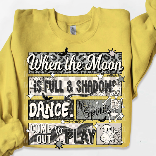 Full Moon Sweatshirt or Tee