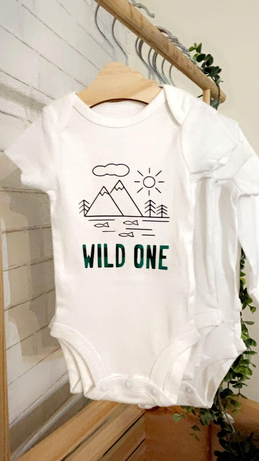 Wild One Custom Baby Onesie