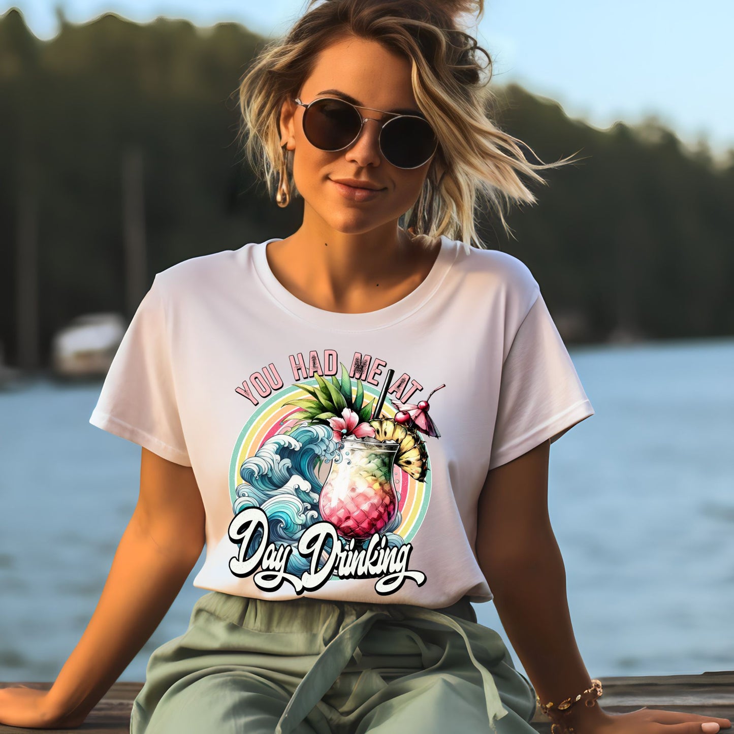 Brunch Vibes: Day Drinking Women's Tee