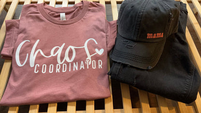 Mom's Chaos Coordinator Tee | Stylish Comfort for Busy Days