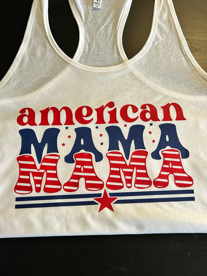 Patriotic Mama's 4th of July Celebration Tank Top