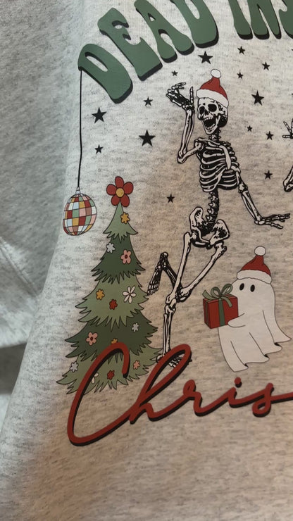 Skeletons Celebrate: Festive Sweater for the Gothic Spirit