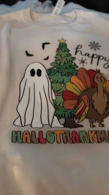 Happy Hallowthankmas Seasonal Sweater