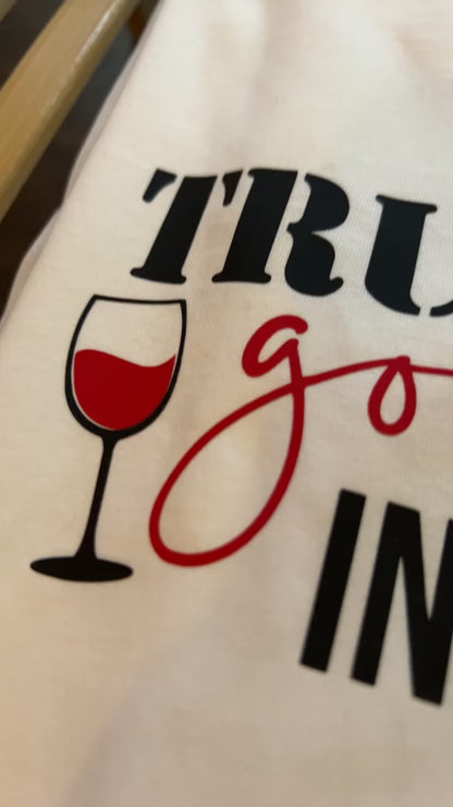 Wine and True Crime: Cozy Nights Women's T-Shirt